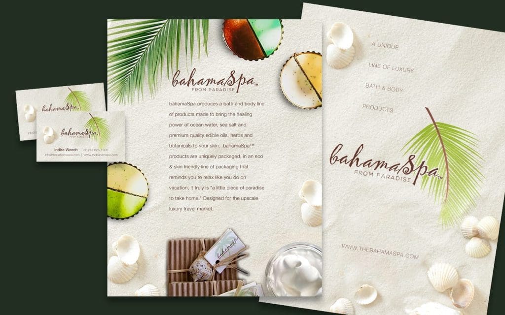 Sample Graphic design - BahamaSpa